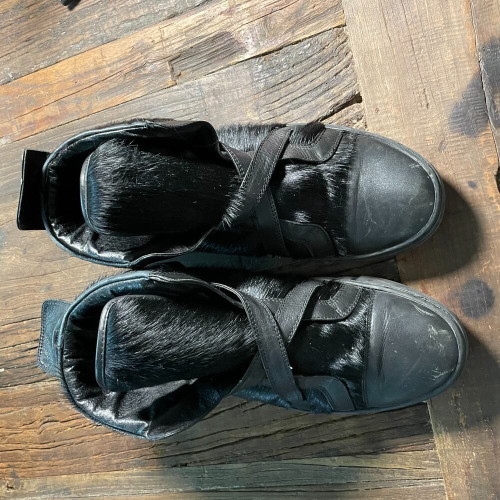 Jump Zanatos Hair Sneaker Anti Slip Sole Black Ankle Mens Size 10 Snow Boots
